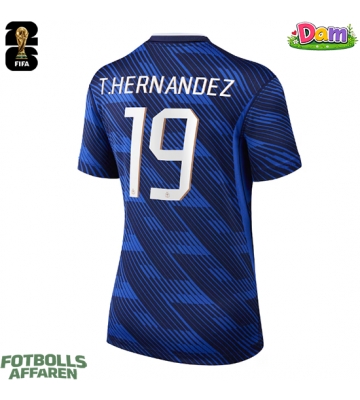 Frankrike Theo Hernandez #19 Hemmatröja Kvinnor VM 2026 Kortärmad